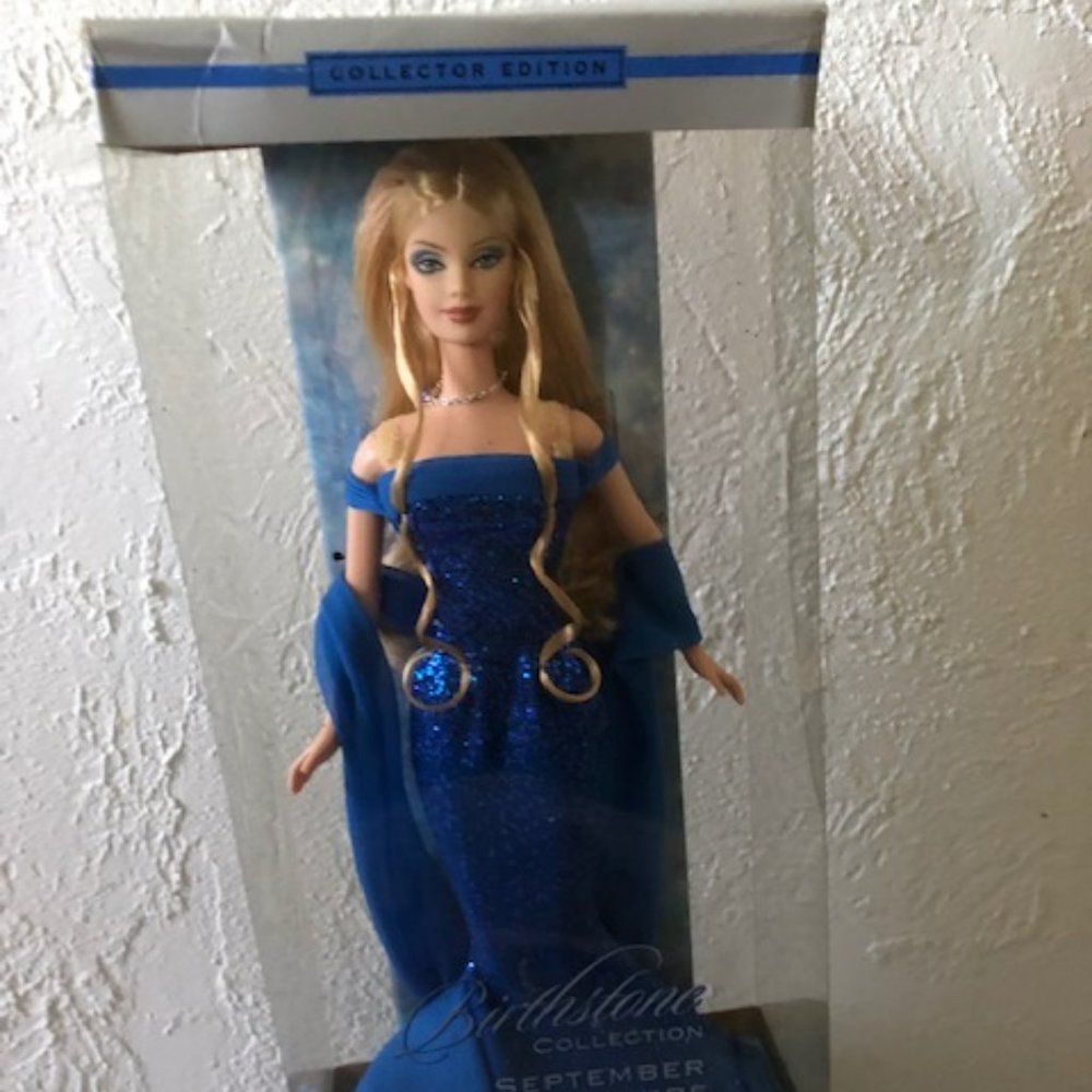 Mattel Birthstone Collection Sapphire September Barbie